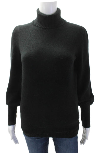 J Crew Women Pullover Sweater Black Turtleneck Size 2XS