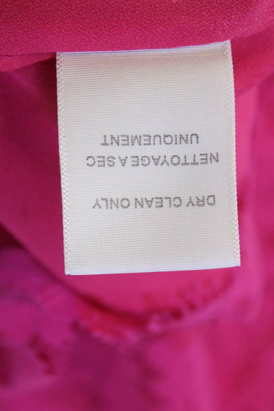 Joie Women Floral V-Neck Camisole Pink Sleeveless Size S