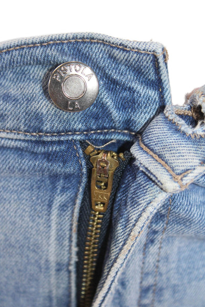 Pistola Womens Light Blue Cropped Straight Jeans Size 26