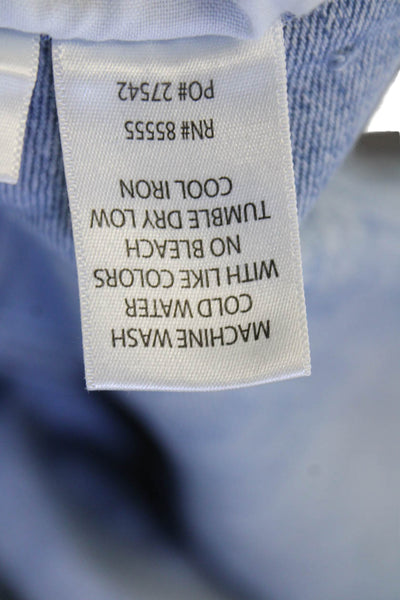 Pistola Womens Light Blue Cropped Straight Jeans Size 26