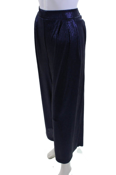 Jade Womens Cropped Dress Pants Dark Blue Size PXL