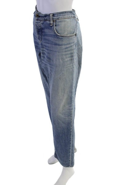 Rag & Bone Unisex Boyfriend Cropped Blue Jeans Size 34