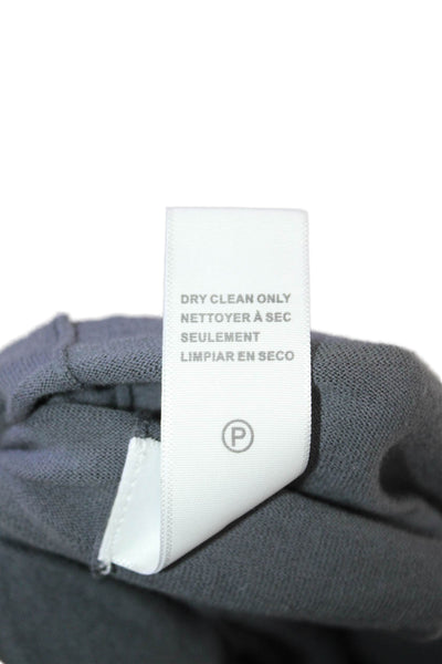 James Perse Mens Short Sleeve Collared Polo Dark Gray Cotton Size 4