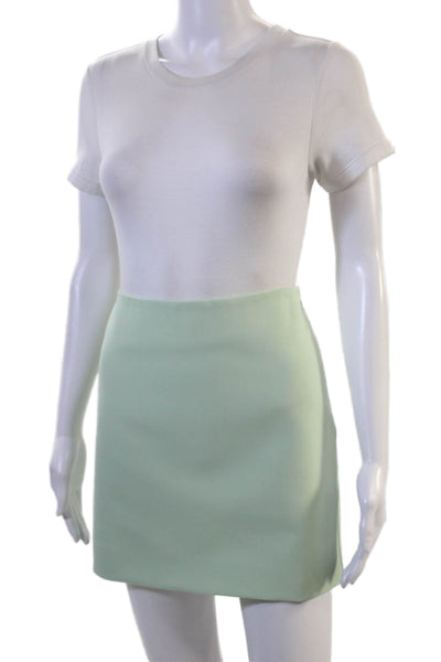 Marella Womens A-Line Mini Skirt Green Size 0