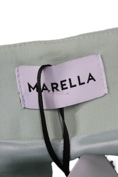 Marella Womens A-Line Mini Skirt Green Size 0