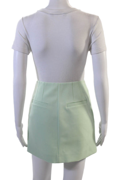 Marella Womens Mini Straight Pencil Skirt Green Size 4