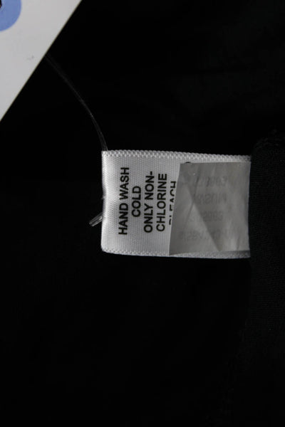 Banana Republic Women Tank Dress Black V-Neck Mid-Calf Rayon Size XS