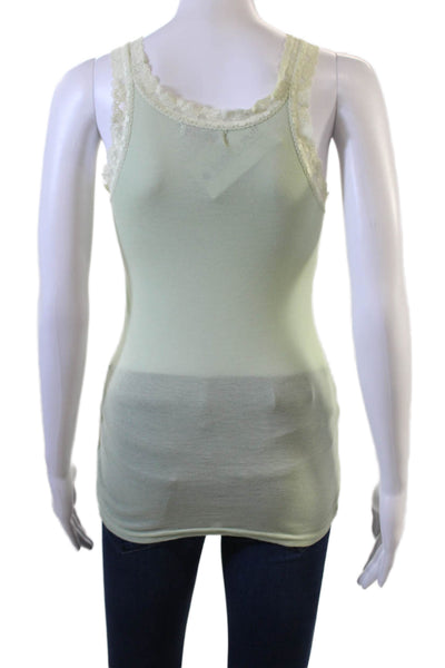 Michael Stars Women Camisole Square Neck Sleeveless Green Size One Size