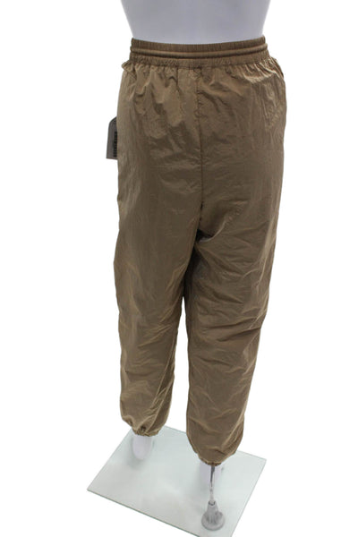 Good American Unisex Beige Windbreaker Jogger Pants 100% Nylon/Poly Size 3