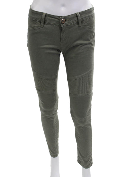 DL1961 Women Ankle Cropped Green Pants Size 27