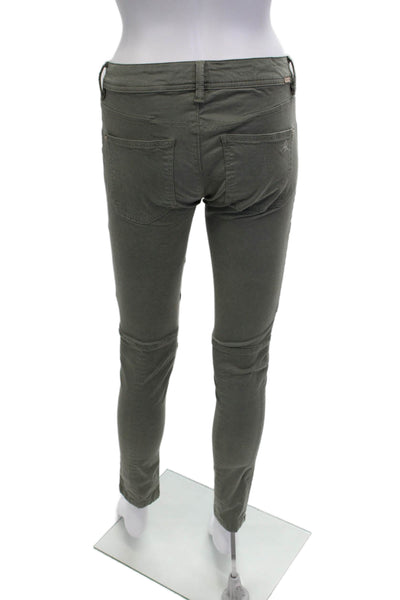 DL1961 Women Ankle Cropped Green Pants Size 27