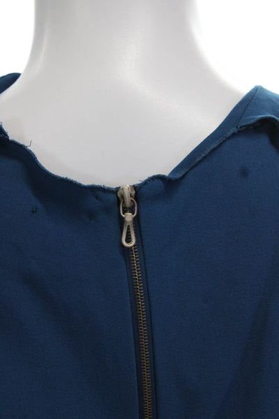 RM Women Tunic Tank Blue Sleeveless Tie Size 6