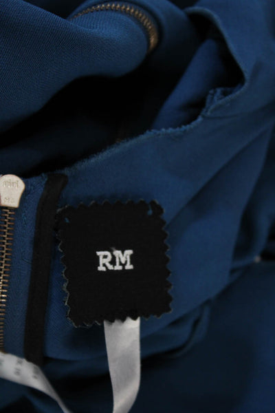 RM Women Tunic Tank Blue Sleeveless Tie Size 6