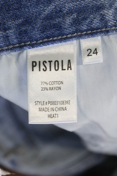 Pistola Women Cargo Mini Skirt Blue Size 24
