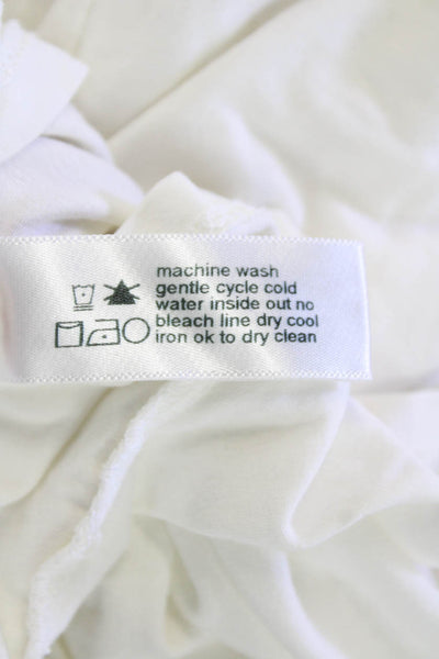 Three Dots, Womens Shift T-Shirt Dress White Viscose Spandex Size XS