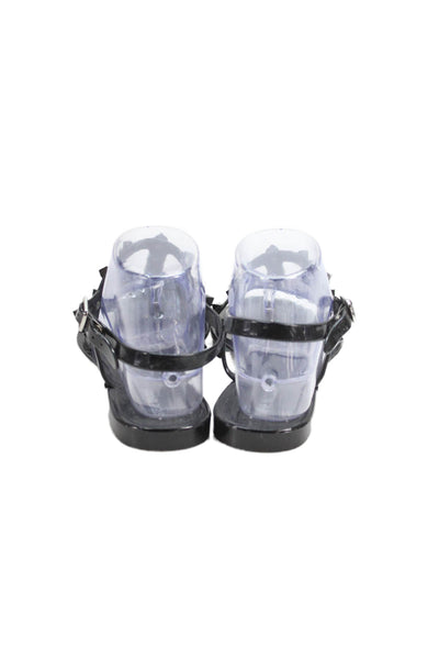 Steve Madden Womens Studded Slingback Jelly Sandals Black Size 38 8