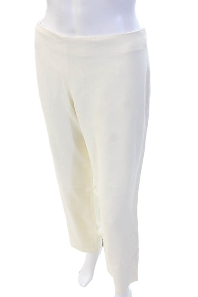 Chanel Women Dress Pants White Size 36