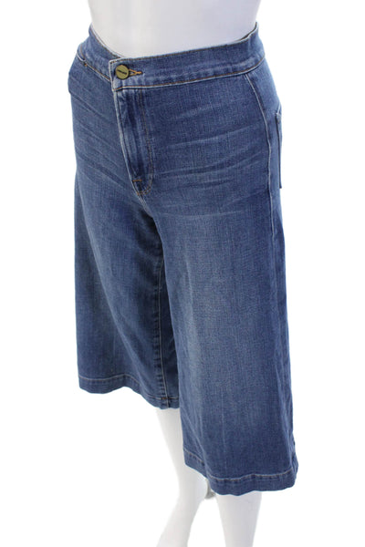 Frame Unisex Bermuda Shorts Blue High Rise Size 23