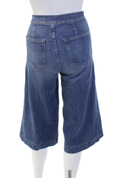 Frame Unisex Bermuda Shorts Blue High Rise Size 23