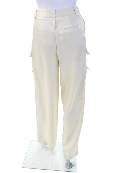 Noli Unisex Beige Cargo Pants Buckle Closure Size 0
