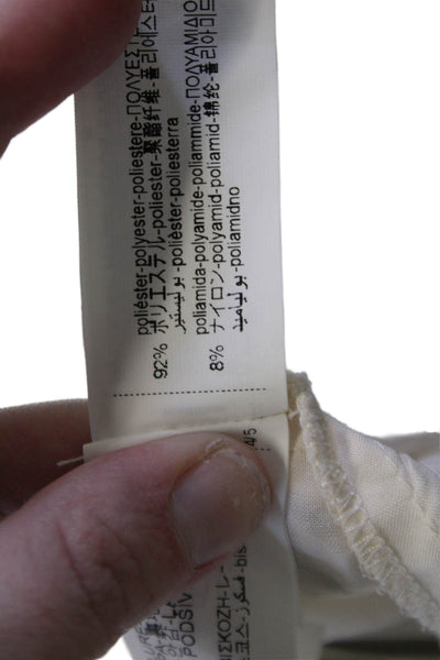 Zara Women Peasant Skirt Beige Short Size XS