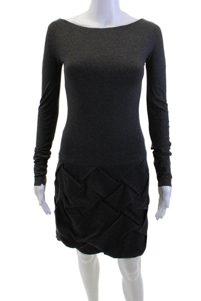 Bailey 44 Women Bodycon Sweater Dress Dark Gray Size XS