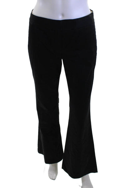 Theory Womens Dress Pants Black Viscose Blend Hook & Eye 29in Size 0