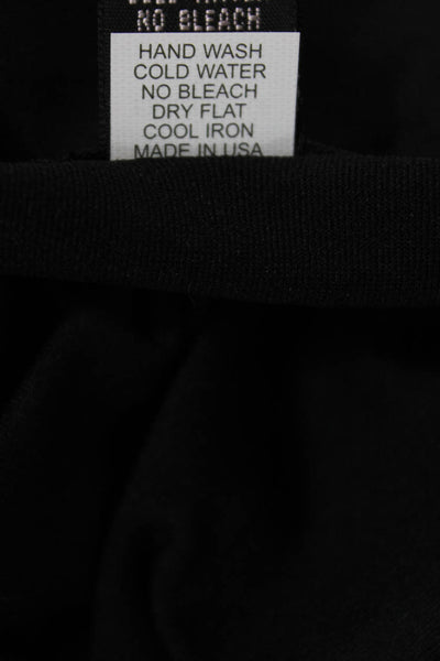 Only Hearts Women Black Basic Jersey Tank Round Neck Size L