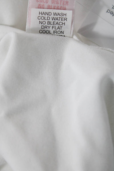 Only Hearts Womens White Basic Tank Round Neck Sleeveless Nylon/Lycra Size L