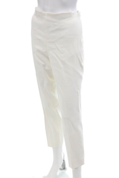 Giambattista Valli Women White Ankle Dress Pants Size 44