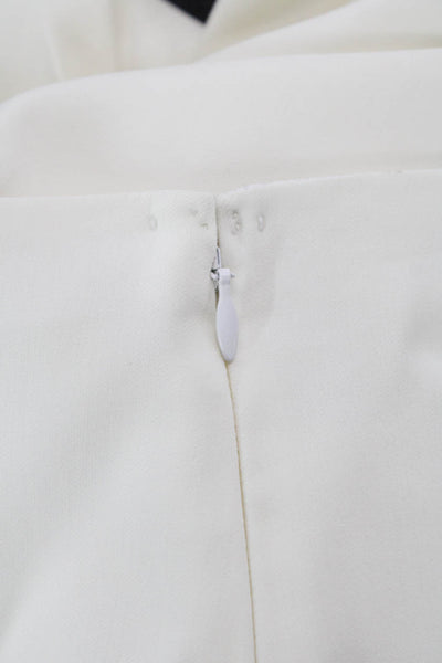Giambattista Valli Women White Ankle Dress Pants Size 44
