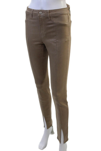 L'Agence Womens Brown Ankle Jegging Pants Size 27