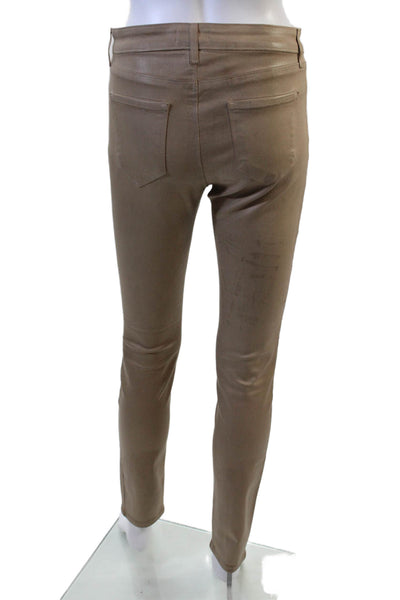 L'Agence Womens Brown Ankle Jegging Pants Size 27