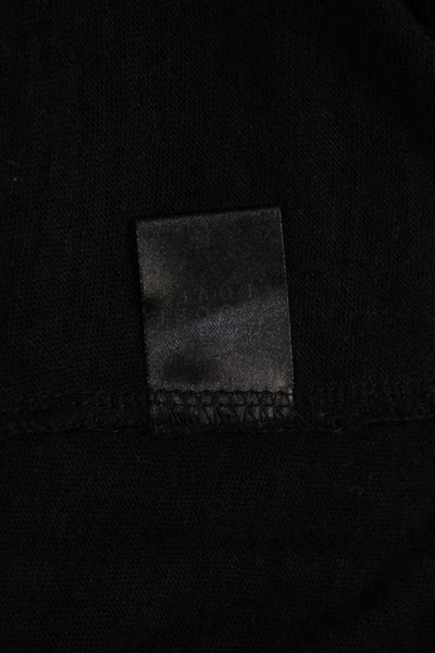 Generation Love Women Black Linen Sleeveless Tank Crew Neck Size XS