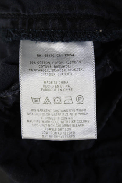 Pilcro and the Letterpress Anthropologie Unisex Dark Blue Chino Shorts Size 26