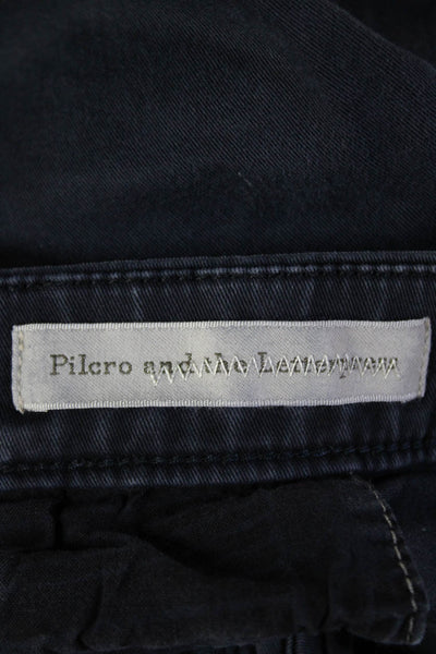 Pilcro and the Letterpress Anthropologie Unisex Dark Blue Chino Shorts Size 26