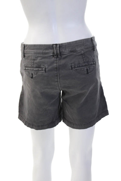Pilcro Letterpress Anthropologie Unisex Chino Shorts Dark Gray Button Size 26