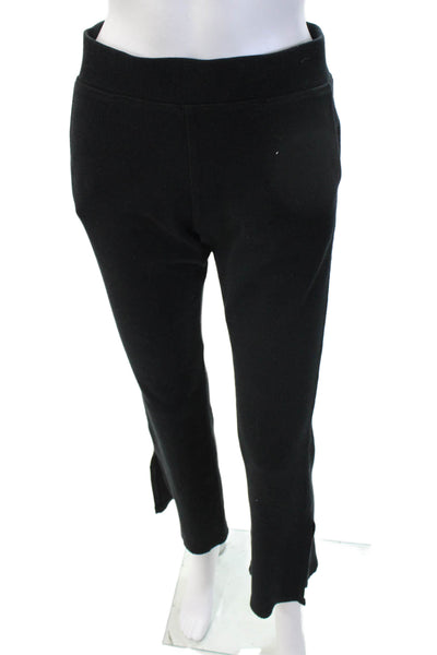 Sundays Women Ankle Cropped Black Cotton Blend Pants Size 1