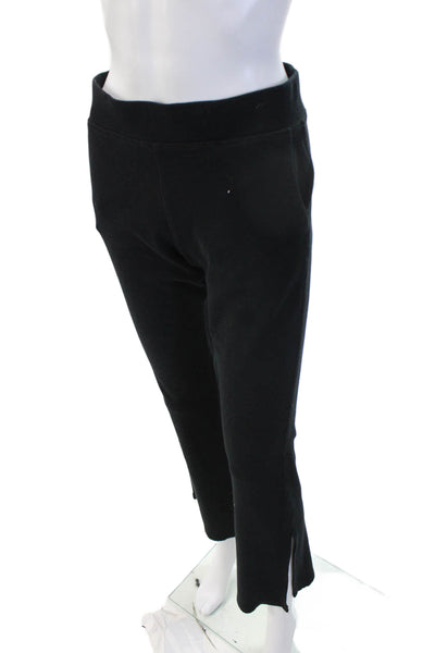 Sundays Women Ankle Cropped Black Cotton Blend Pants Size 1