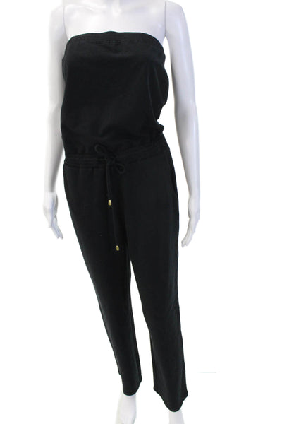 Sundays Women Black Sweetheart Neck Jumpsuit Sleeveless Size S