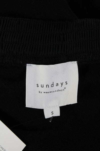 Sundays Women Black Sweetheart Neck Jumpsuit Sleeveless Size S