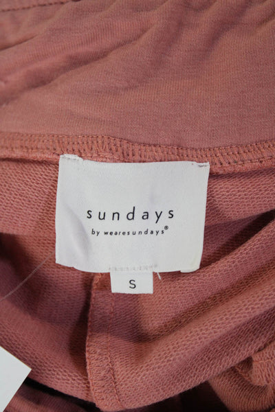 Sundays Women Pink Sweatpants Size S