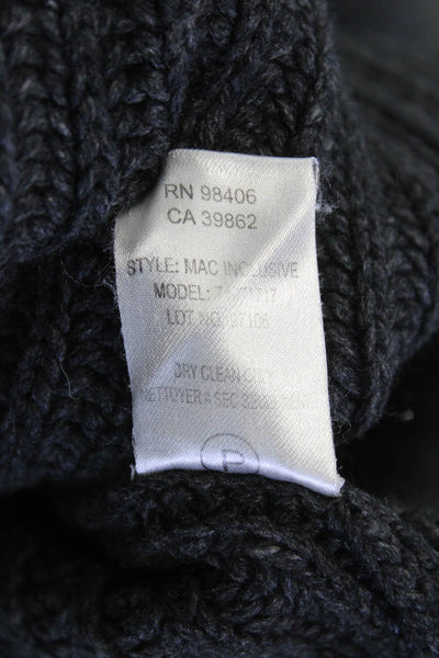 Theory Women Dark Gray Turtleneck Pullover 3/4 Sleeve Size L