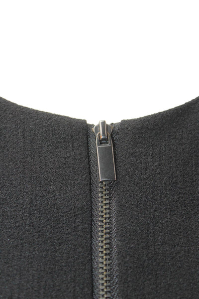 Rachel Rachel Roy Womens Shift Dress Black Geometric Knee-Length Size 12