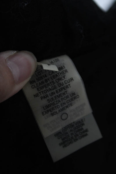 Elie Tahari Women Military Anorak Black Size S