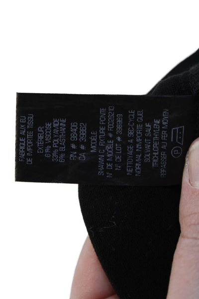 Theory Women Black Ankle Leggings Petite Size S