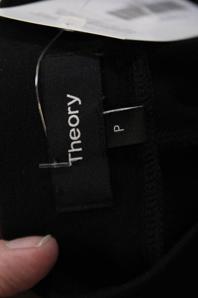 Theory Women Black Ankle Leggings Petite Size S