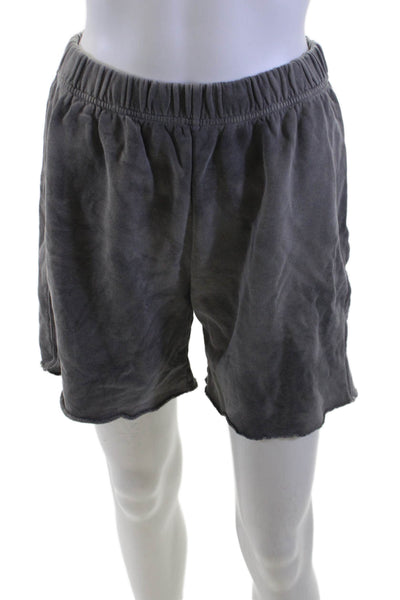 Dannijo Unisex Dark Gray Sweat Shorts Cotton Size S
