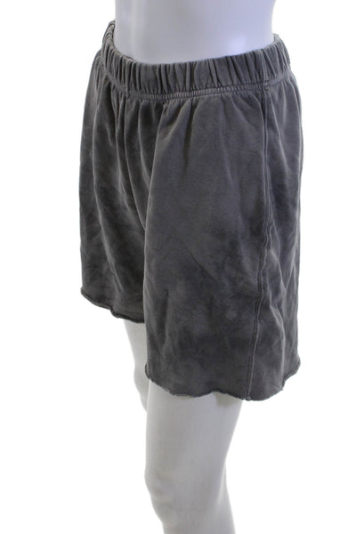 Dannijo Unisex Dark Gray Sweat Shorts Cotton Size S