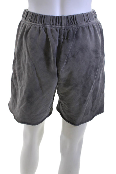 Dannijo Unisex Dark Gray Sweat Shorts Cotton Size S